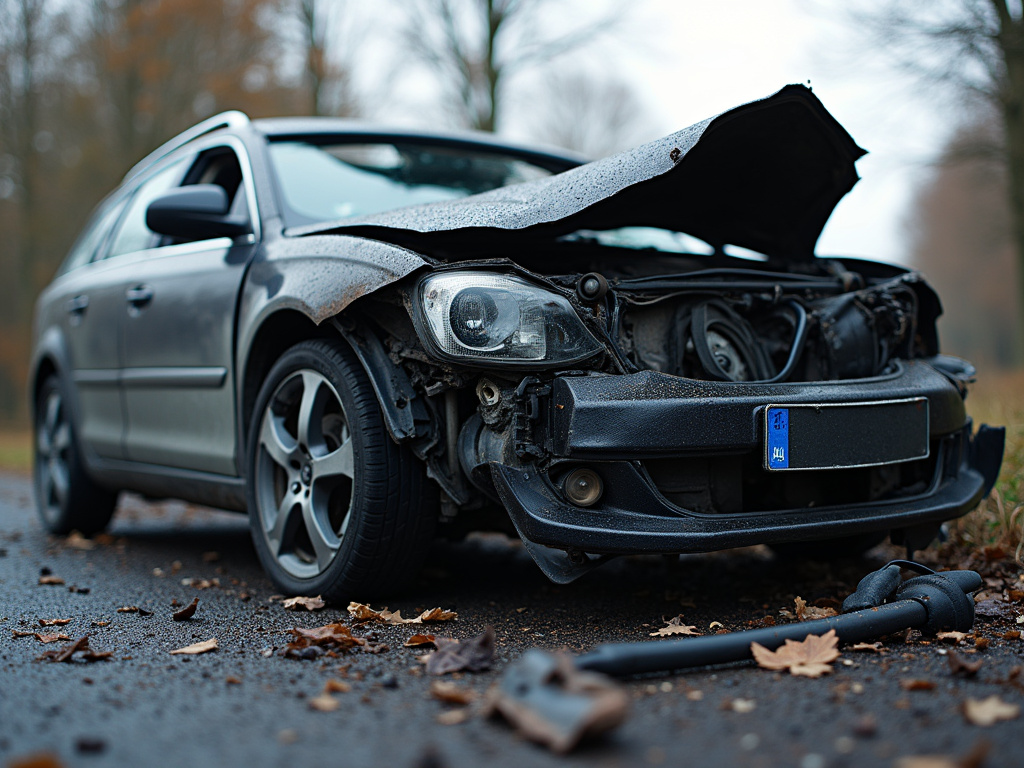 Car crash wreckage — los angeles drunk driving accident lawyer