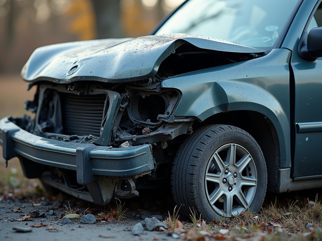 Car crash wreckage — los angeles drunk driving accident lawyer