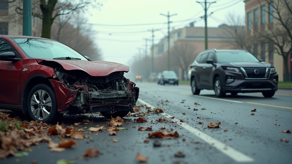 Car crash wreckage — Omega Law Group Accident & Injury Attorneys, Los Angeles, LA