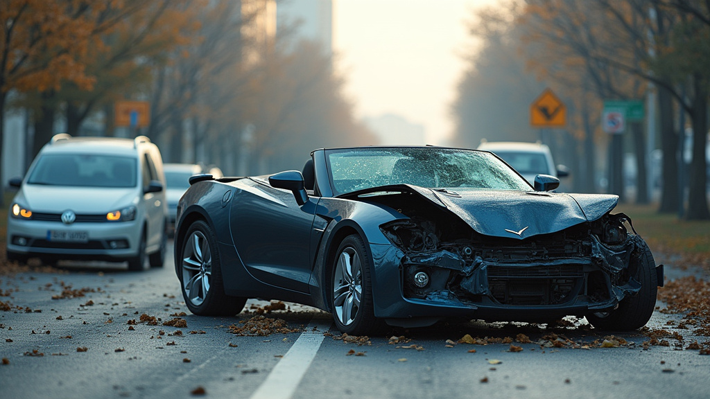 Car crash wreckage — Omega Law Group Accident & Injury Attorneys, Los Angeles, LA
