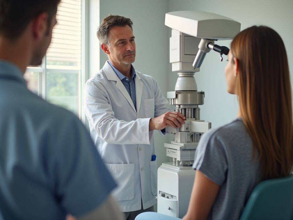 Chiropractic exam room — spinal decompression austin