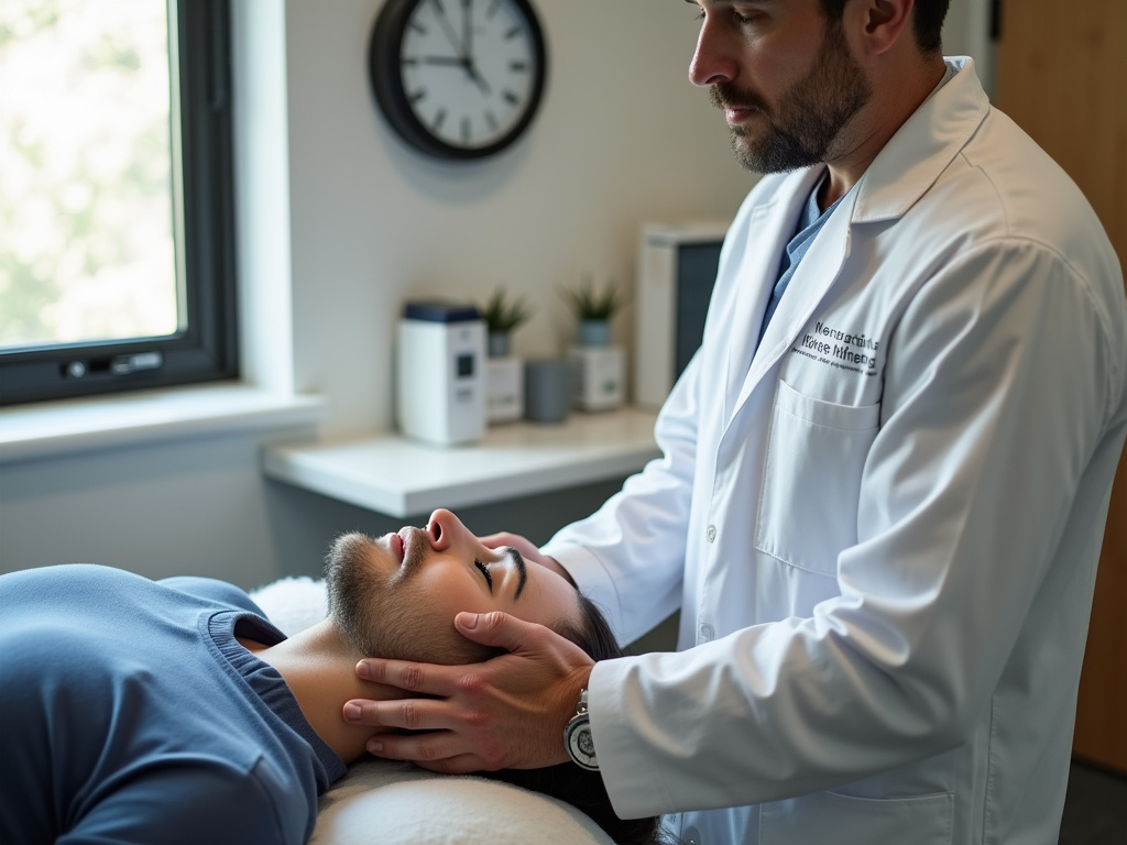 Chiropractic exam room — spinal decompression austin