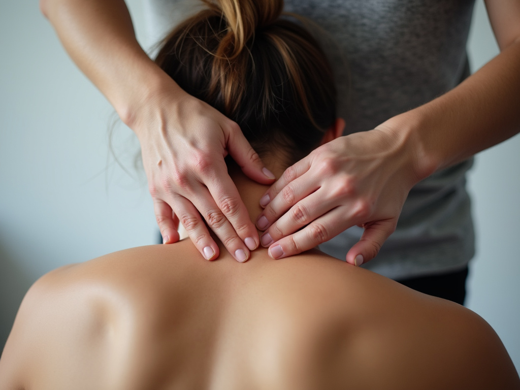 Chiropractor adjusting back — spinal decompression austin