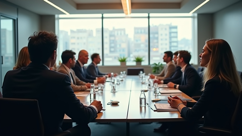 Conference room meeting — Omega Law Group Accident & Injury Attorneys, Los Angeles, LA
