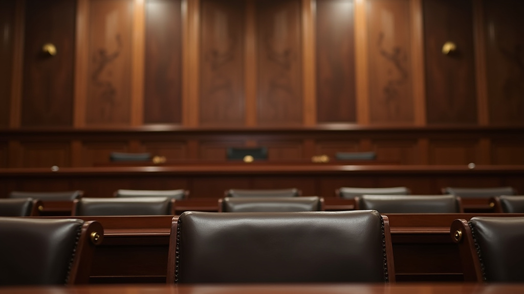 Courtroom chairs — Sweet James Accident Attorneys, Phoenix, AZ