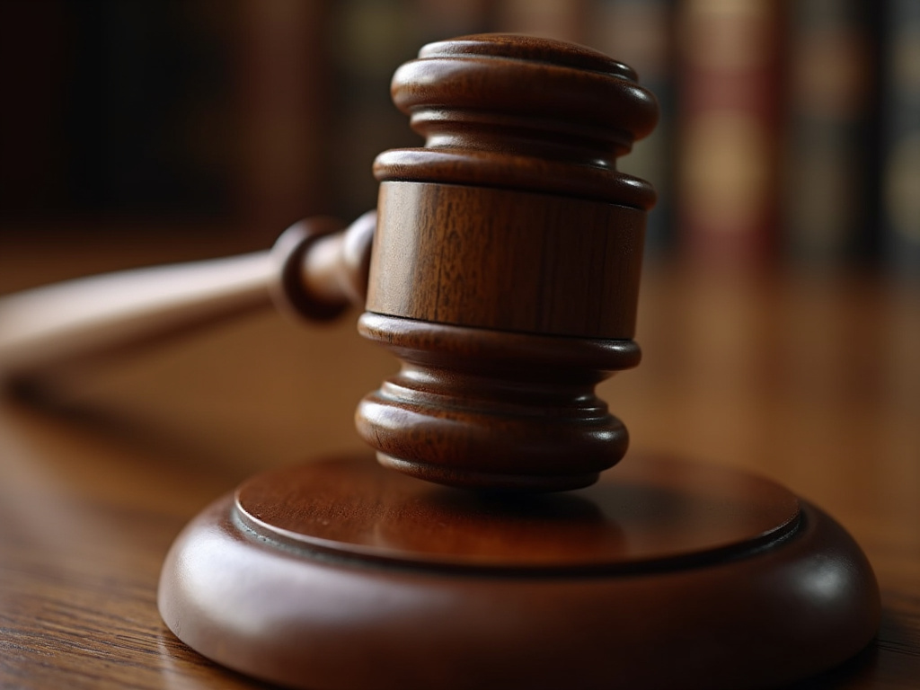 Courtroom gavel — los angeles slip and fall lawyer