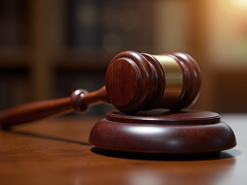 Courtroom gavel — los angeles slip and fall lawyer