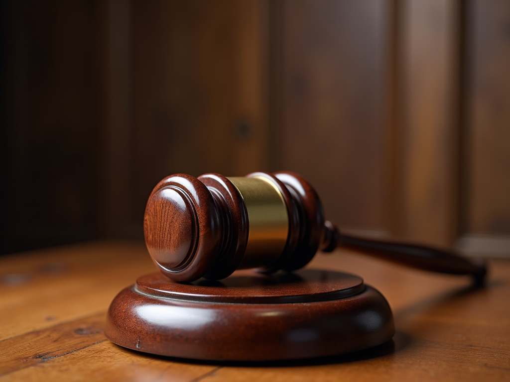 Courtroom gavel — los angeles slip and fall lawyer