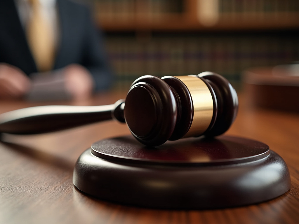 Courtroom gavel — los angeles slip and fall lawyer