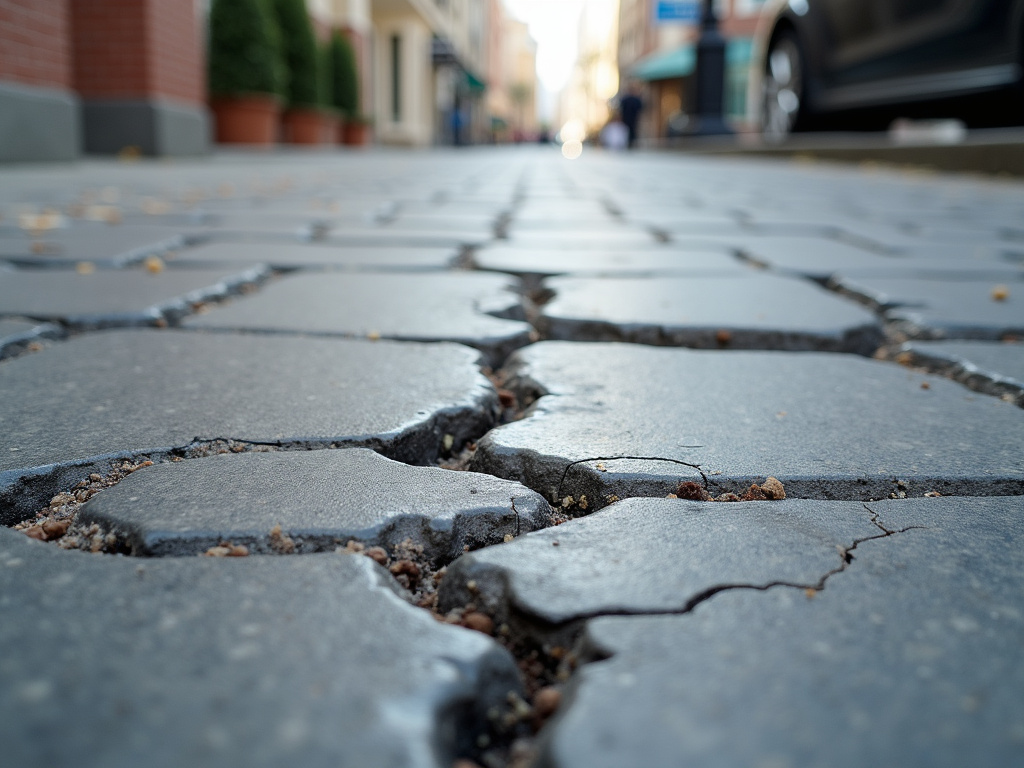Cracked sidewalk — los angeles slip and fall lawyer