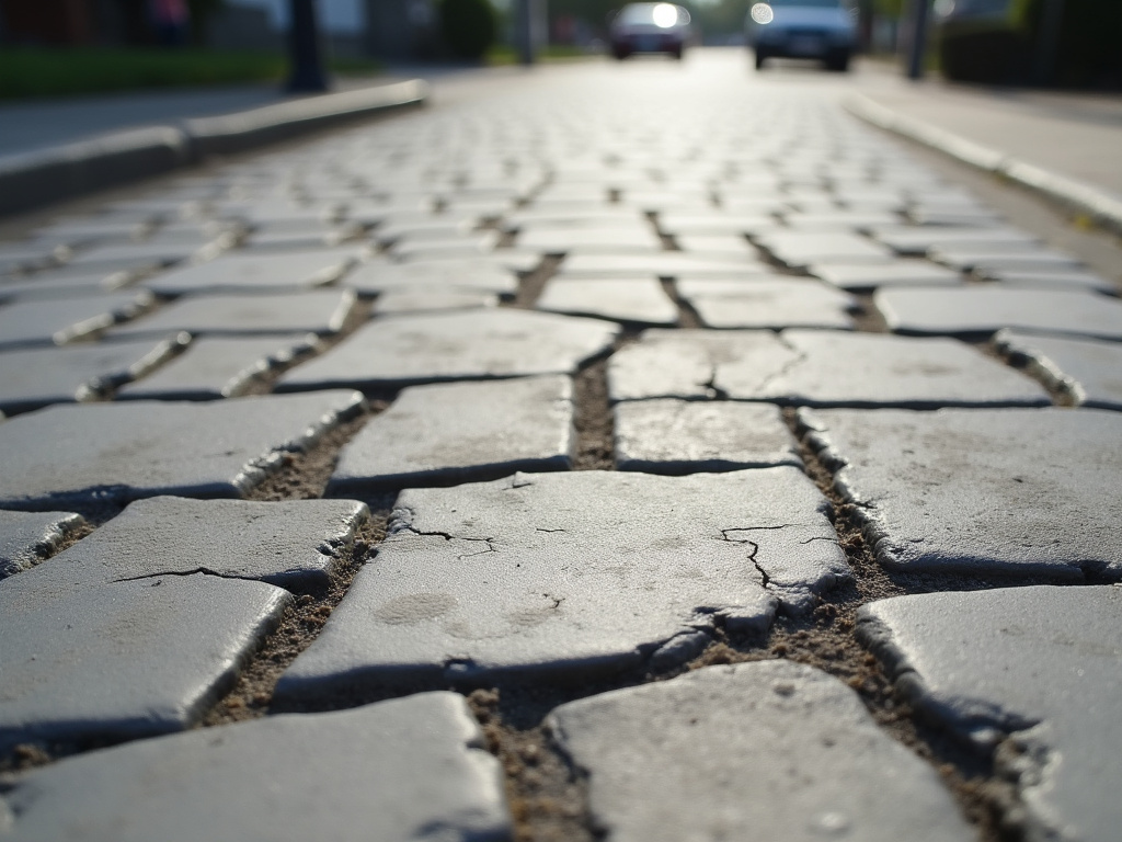 Cracked sidewalk — los angeles slip and fall lawyer