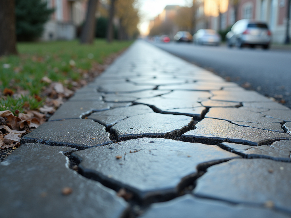 Cracked sidewalk — los angeles slip and fall lawyer