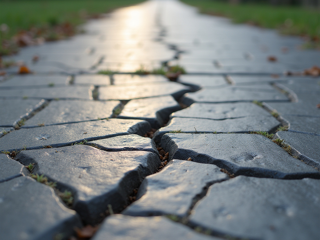 Cracked sidewalk — los angeles slip and fall lawyer