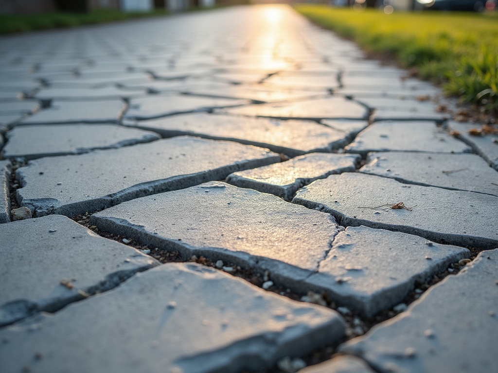 Cracked sidewalk — los angeles slip and fall lawyer