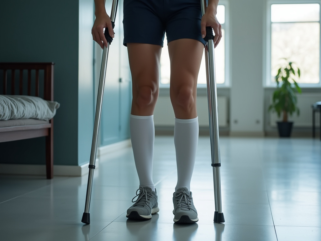 Crutches and cast — personal injury lawyer phoenix