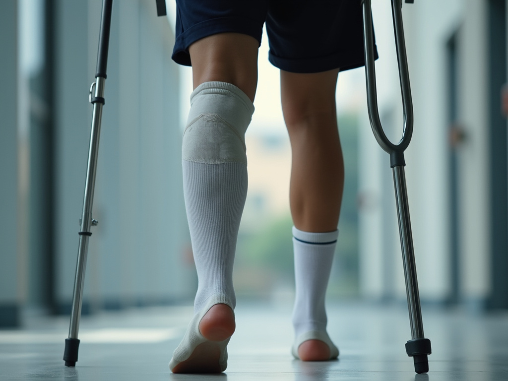 Crutches and cast — personal injury lawyer phoenix
