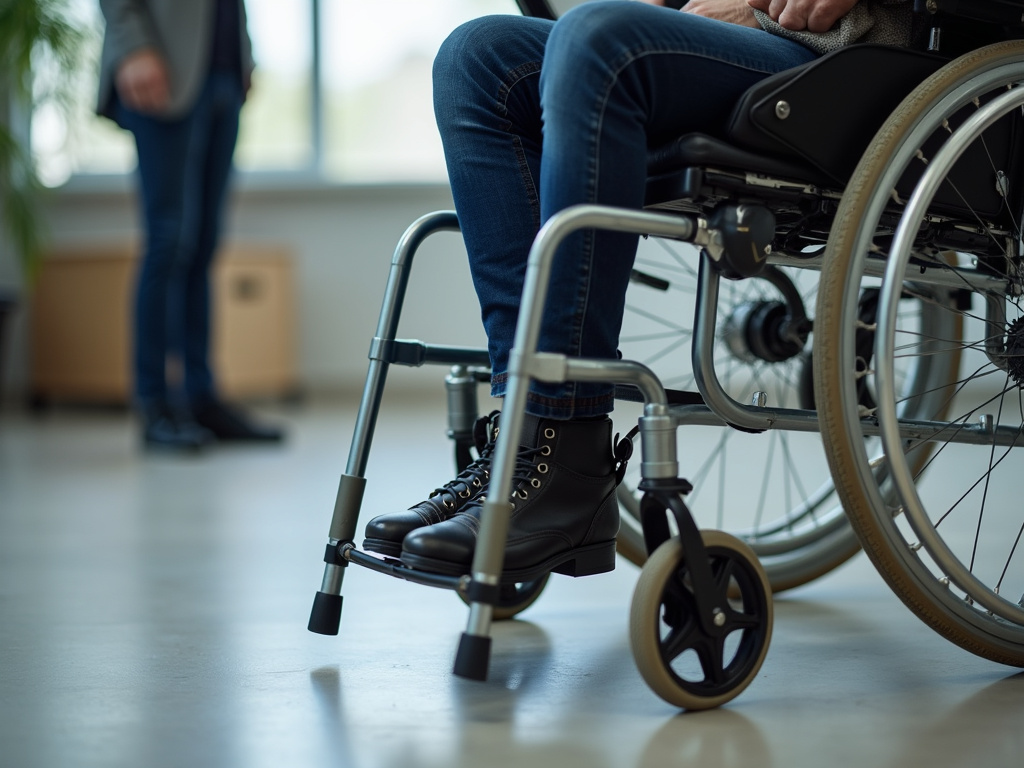 Crutches and wheelchair — brain injury lawyer phoenix