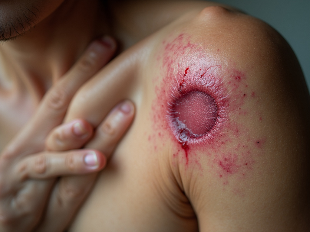 Dog bite scar — los angeles dog bite lawyer