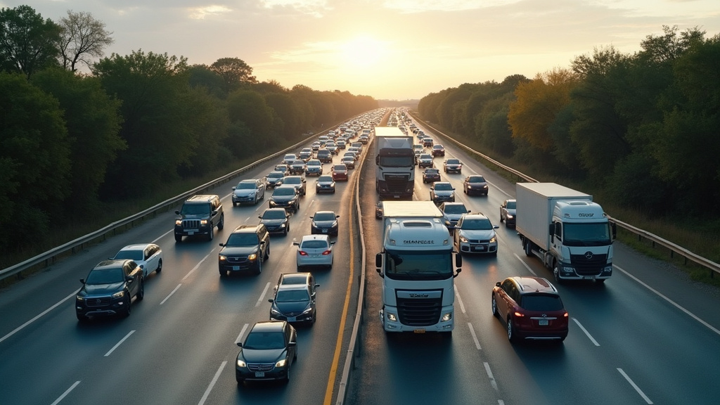 Freeway traffic jam — Omega Law Group Accident & Injury Attorneys, Los Angeles, LA