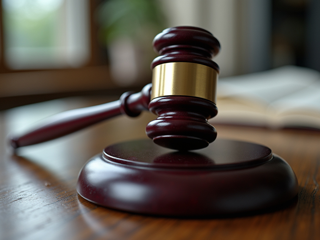 Gavel and scales — los angeles car accident lawyer