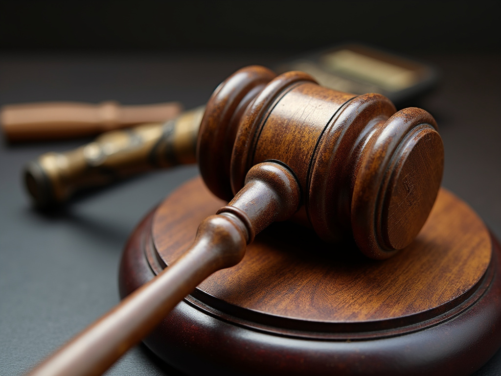 Gavel and scales — los angeles car accident lawyer