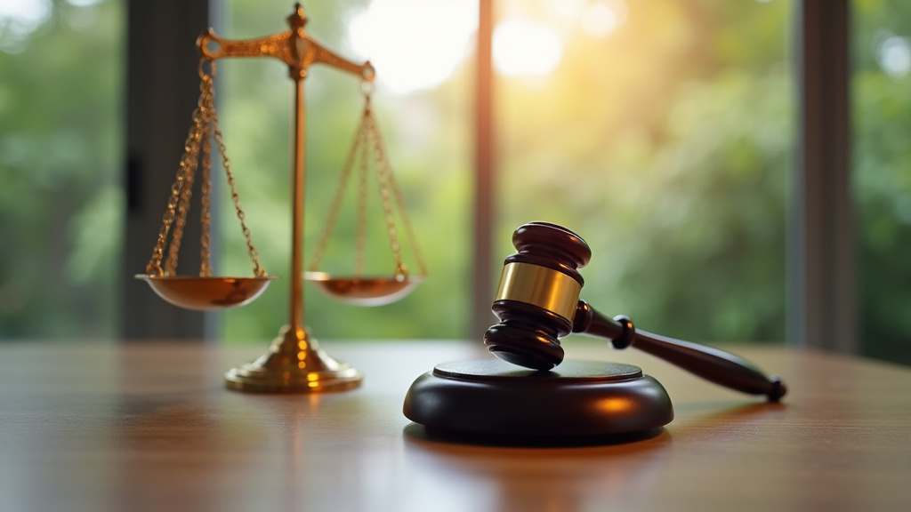 Gavel and scales — Omega Law Group Accident & Injury Attorneys, Los Angeles, LA