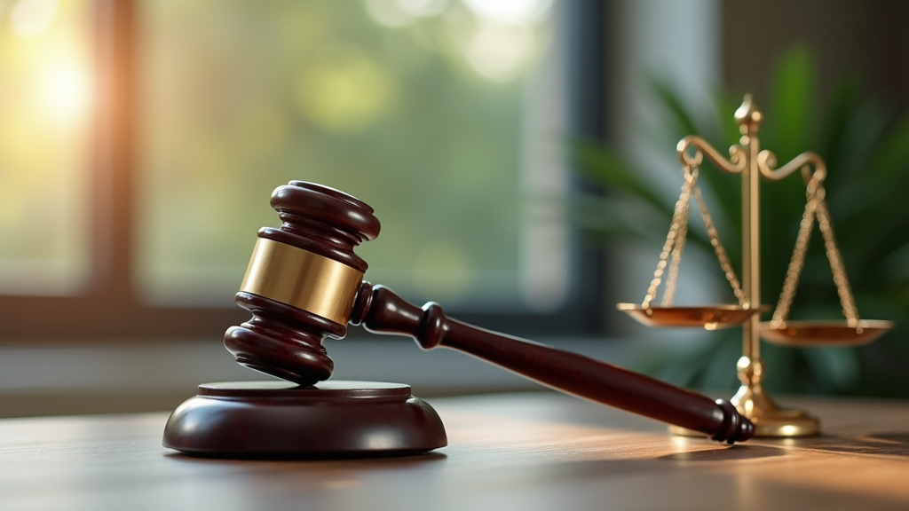 Gavel and scales — Sweet James Accident Attorneys, Phoenix, AZ