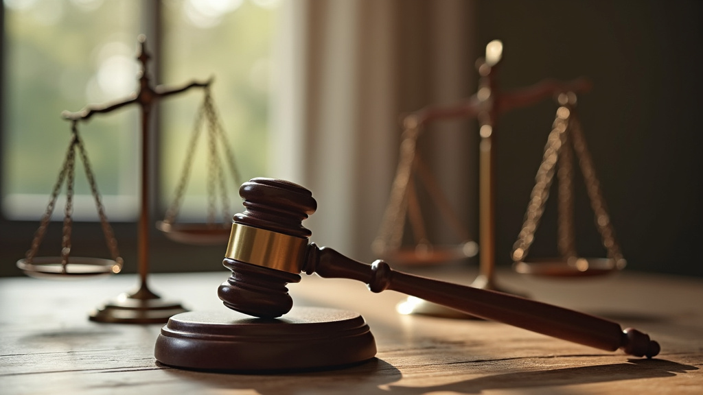Gavel and scales — Sweet James Accident Attorneys, Phoenix, AZ