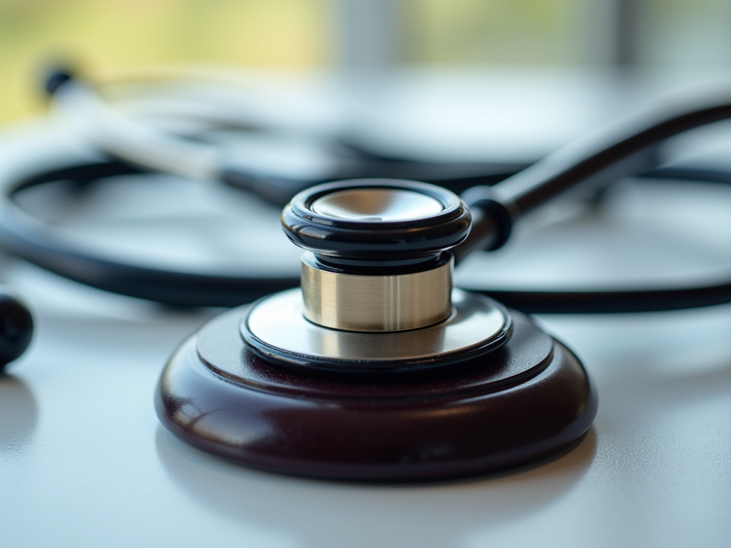 Gavel and stethoscope — birth injury lawyer phoenix
