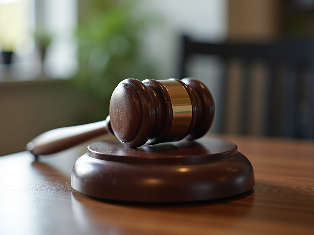 Gavel on desk — birth injury lawyer phoenix
