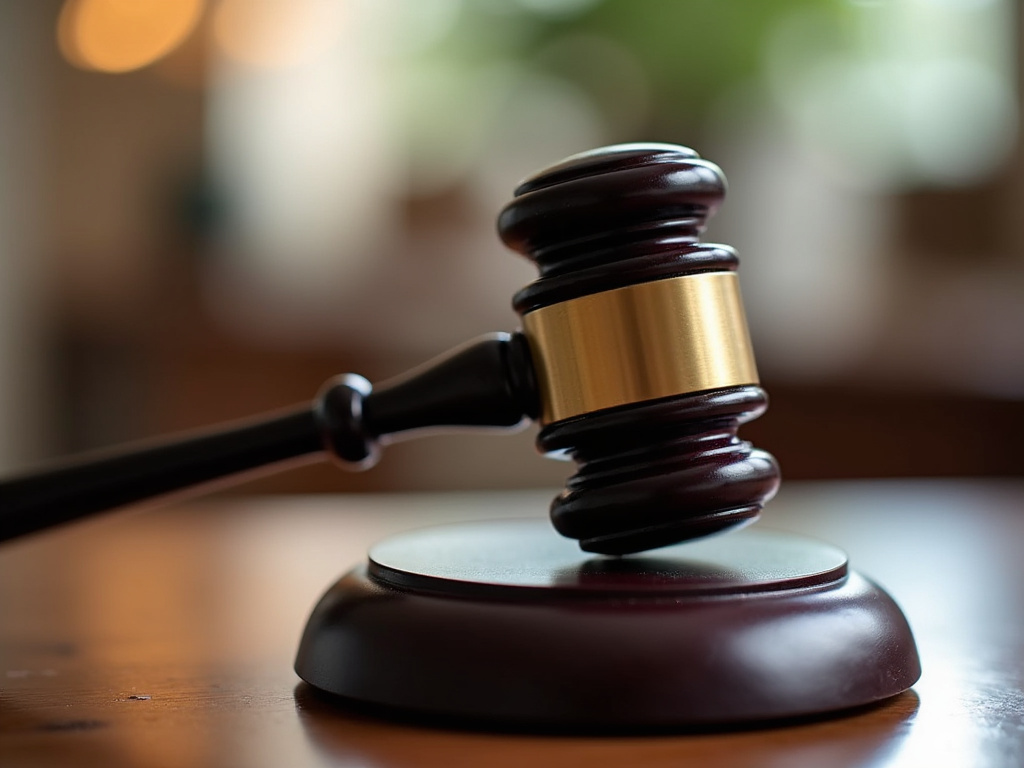 Gavel on desk — birth injury lawyer phoenix