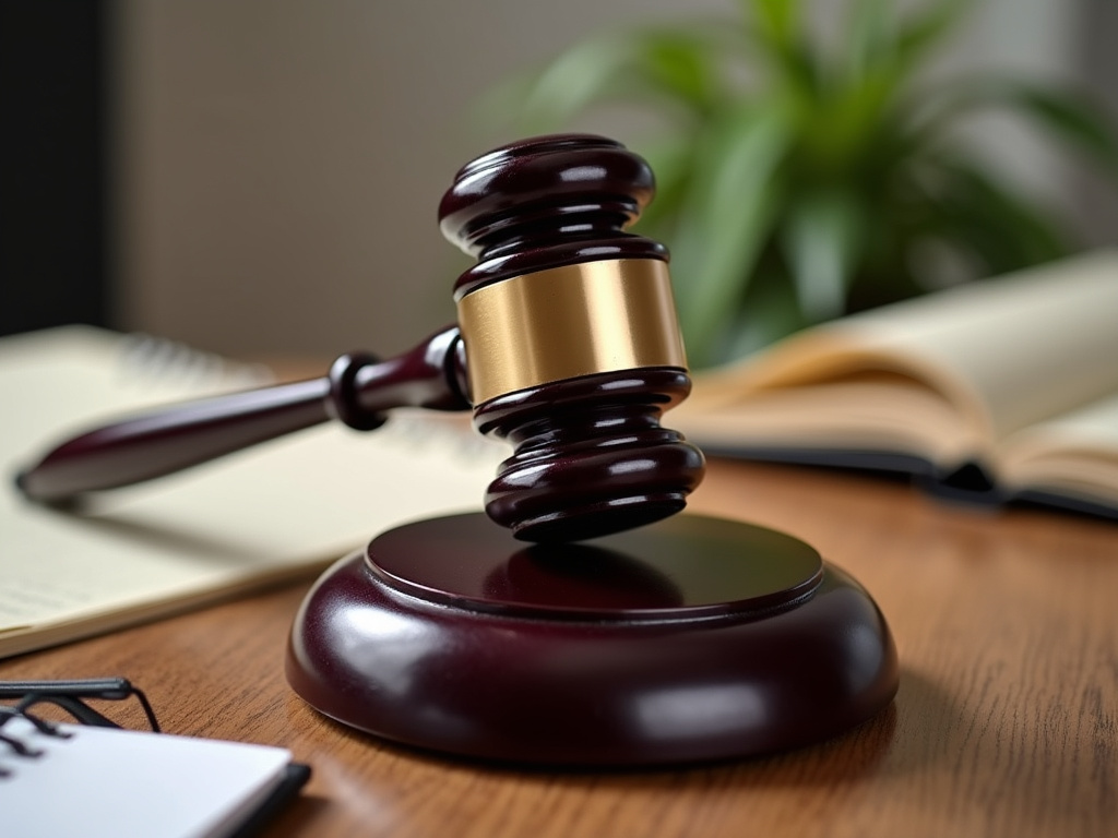 Gavel on desk — birth injury lawyer phoenix