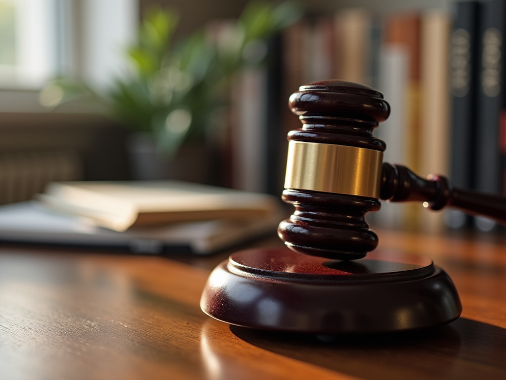 Gavel on desk — birth injury lawyer phoenix