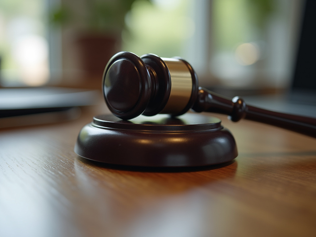 Gavel on desk — brain injury lawyer phoenix