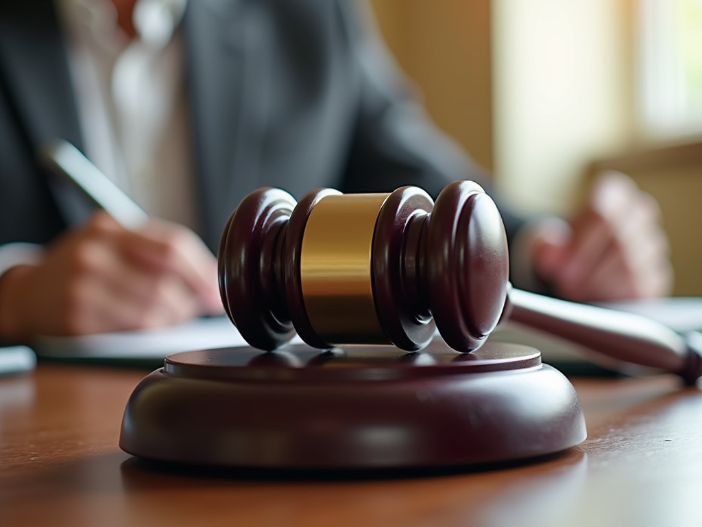 Gavel on desk — brain injury lawyer phoenix