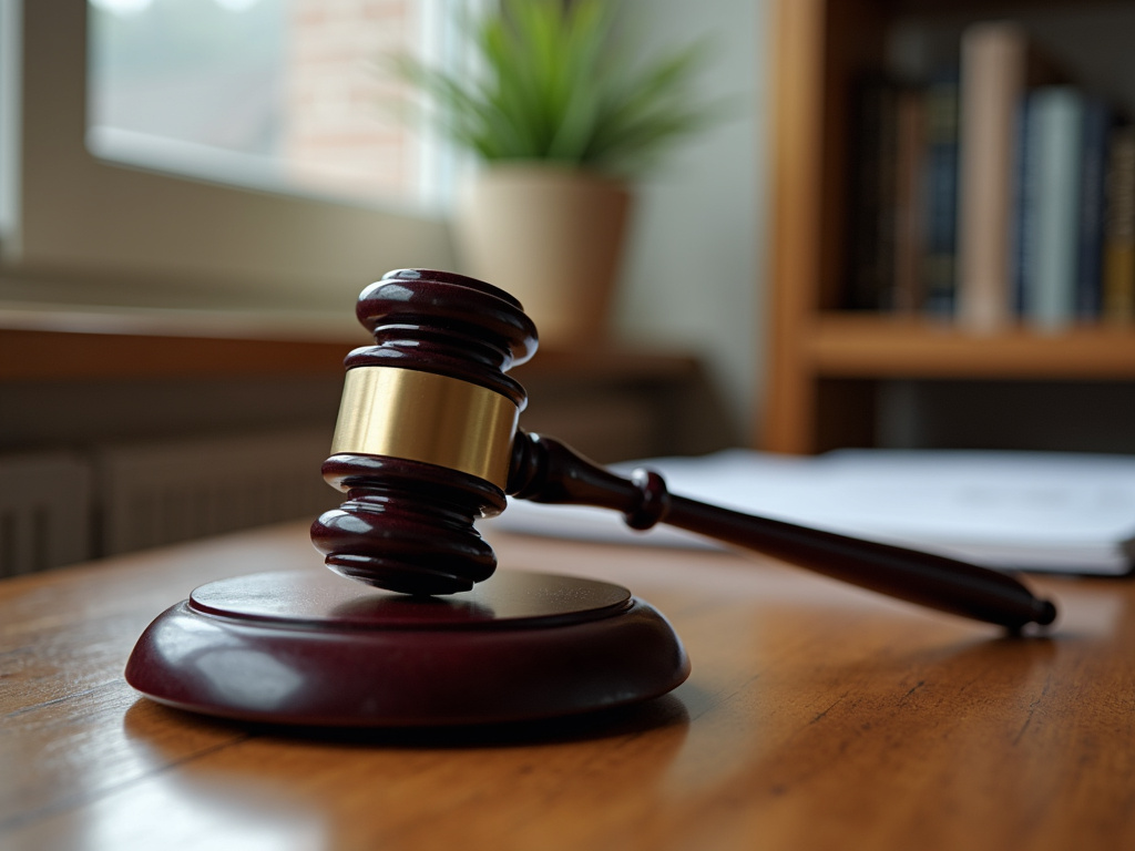 Gavel on desk โ brain injury lawyer phoenix