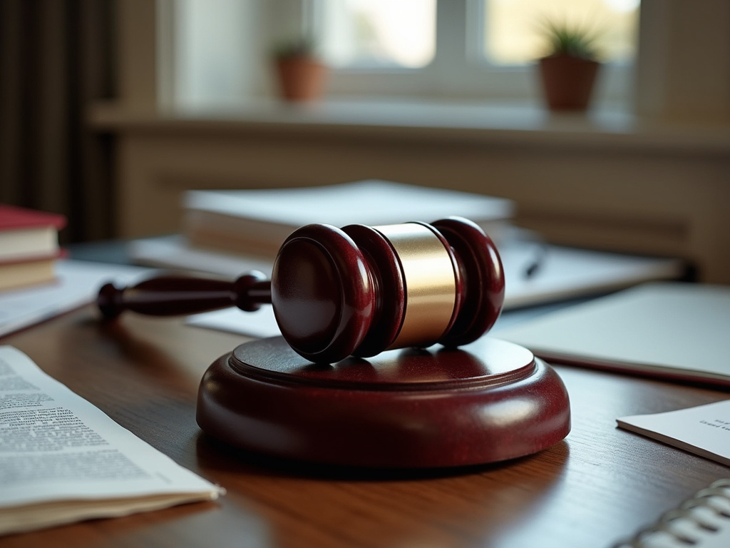 Gavel on desk — brain injury lawyer phoenix