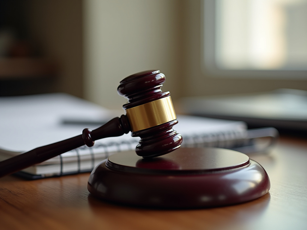 Gavel on desk — personal injury lawyer phoenix