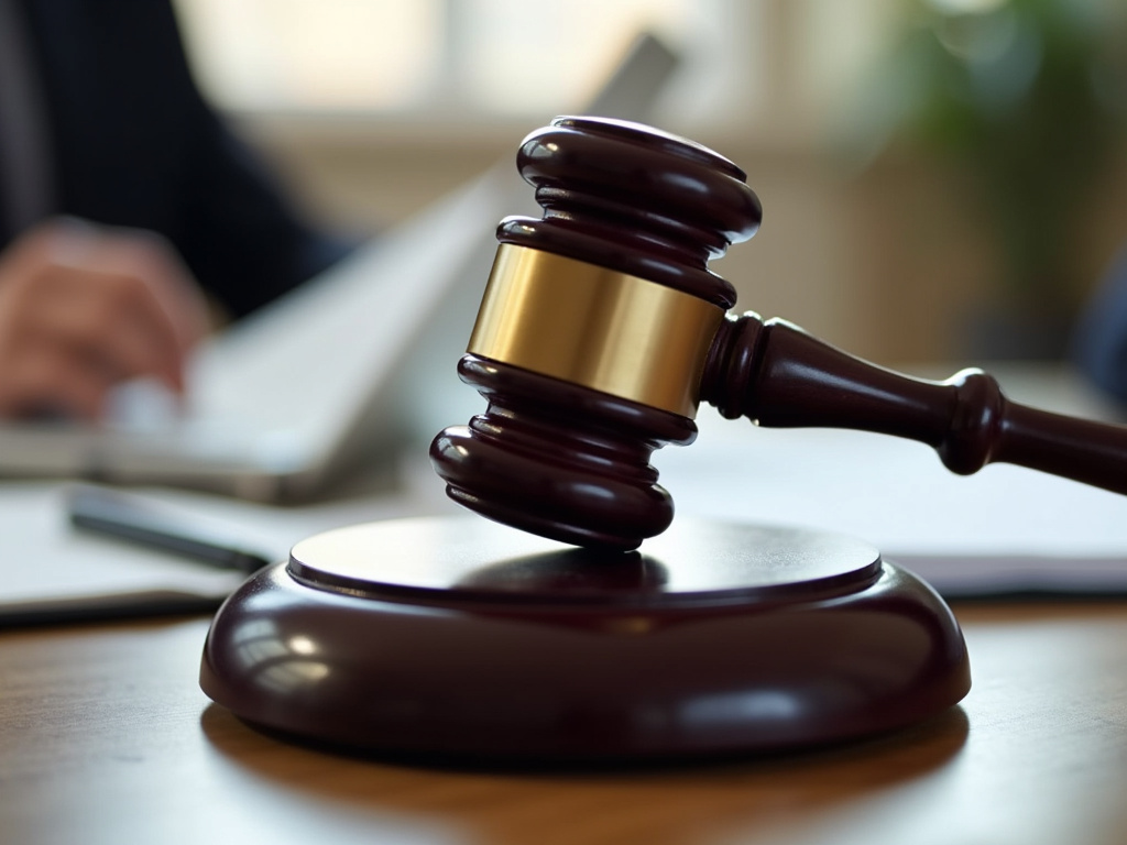 Gavel on desk — personal injury lawyer phoenix