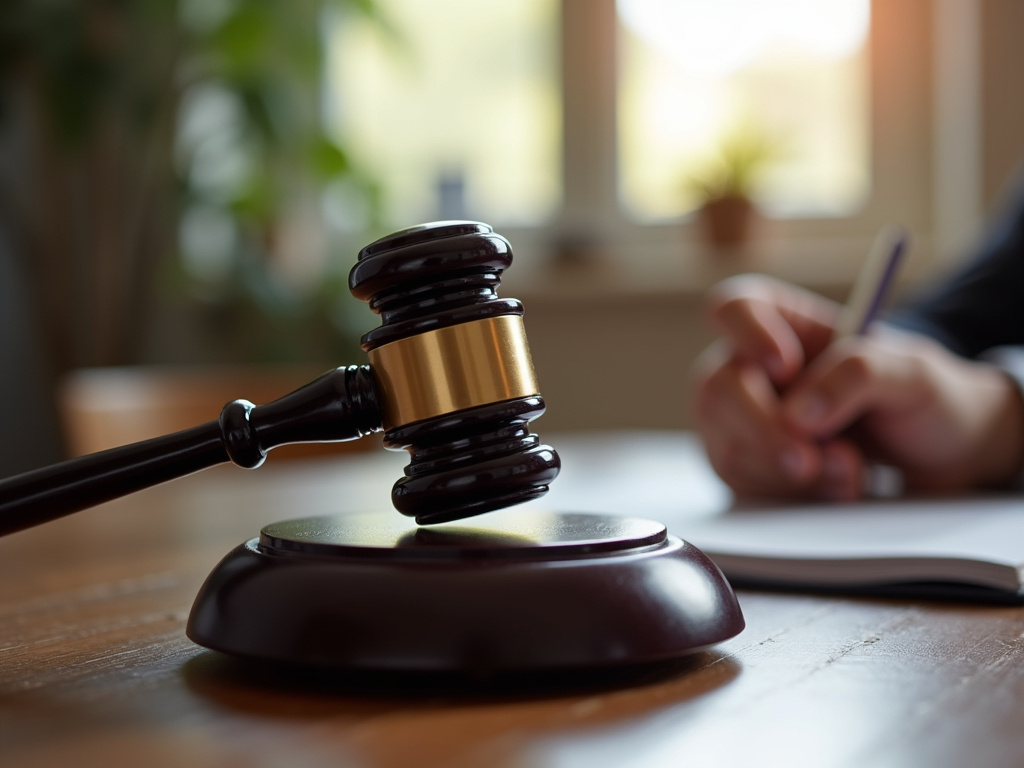 Gavel on desk — personal injury lawyer phoenix