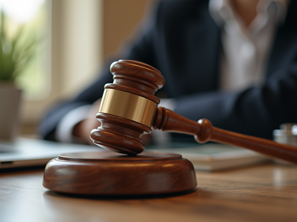 Gavel on desk — personal injury lawyer phoenix