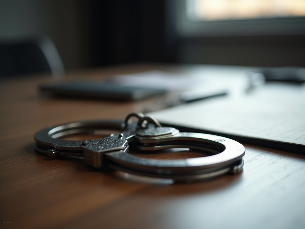Handcuffs on table — torrance dui lawyer