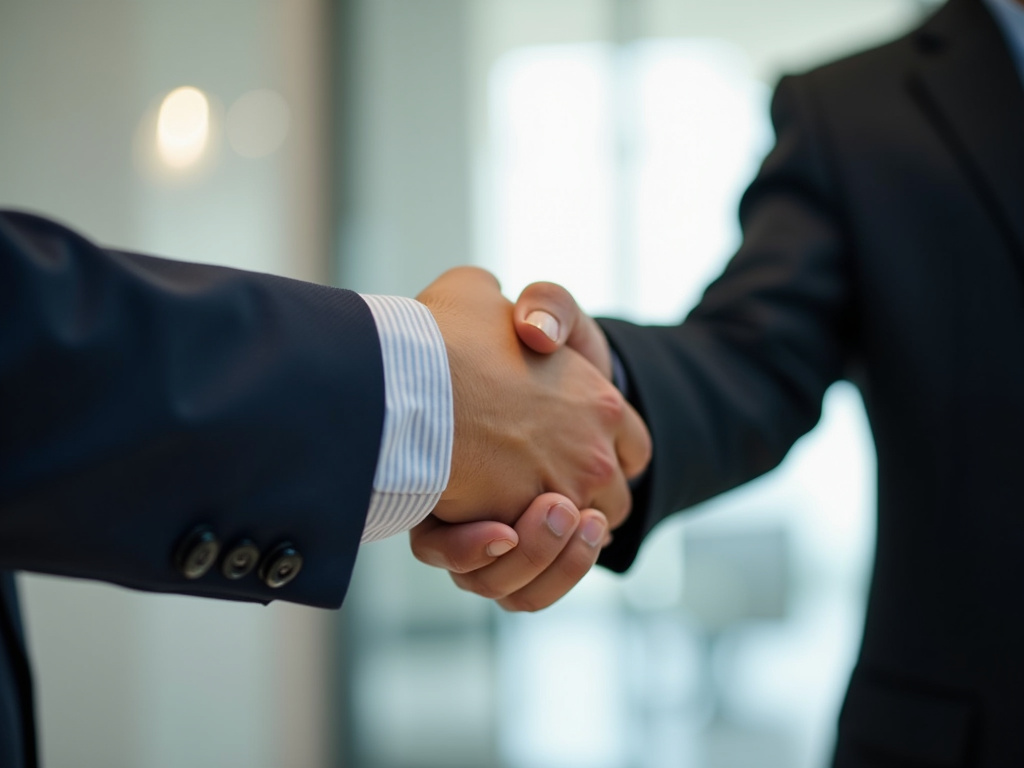 Handshake in office — los angeles employment lawyer
