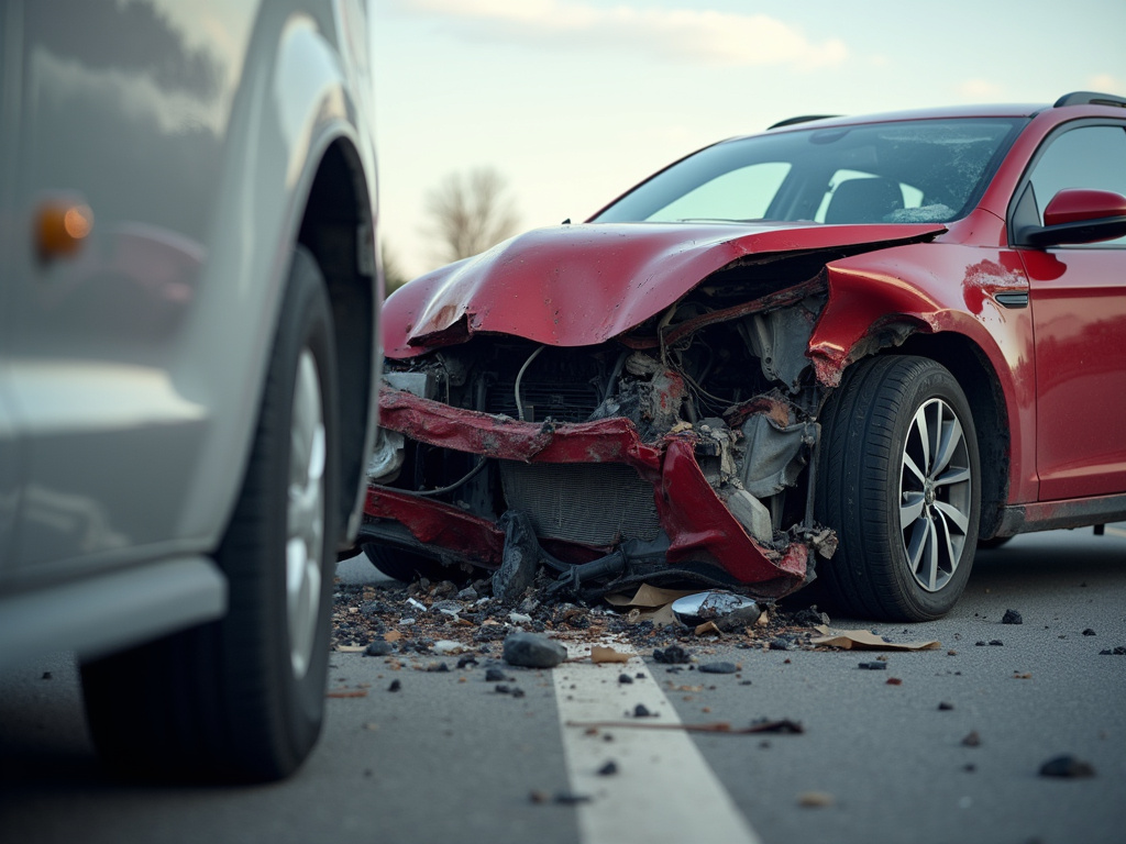 Highway collision scene — los angeles truck accident lawyer