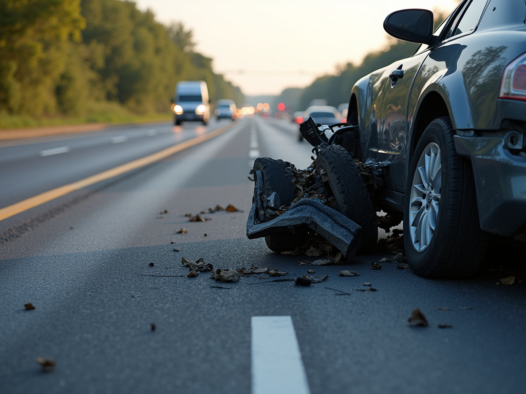 Highway collision scene — los angeles truck accident lawyer