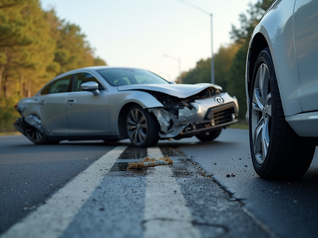 Highway collision scene — truck accident lawyer phoenix