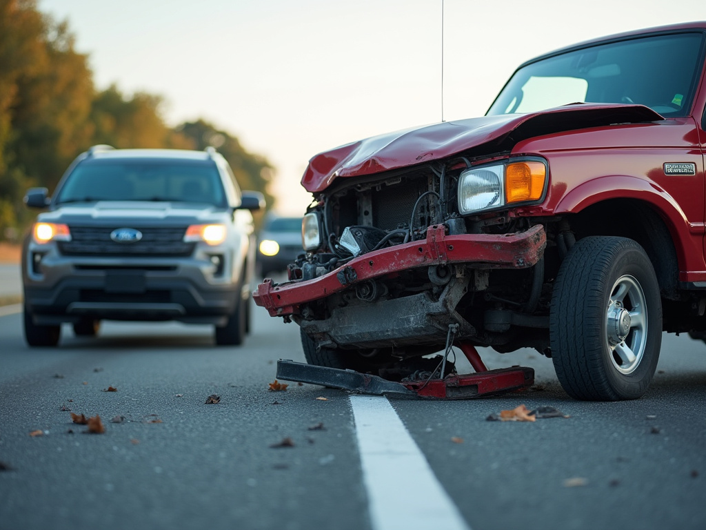 Highway collision scene — truck accident lawyer phoenix
