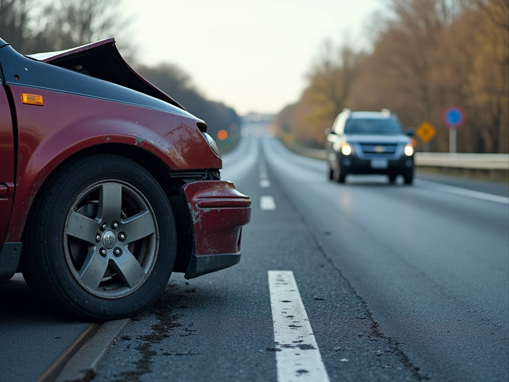 Highway collision scene — truck accident lawyer phoenix