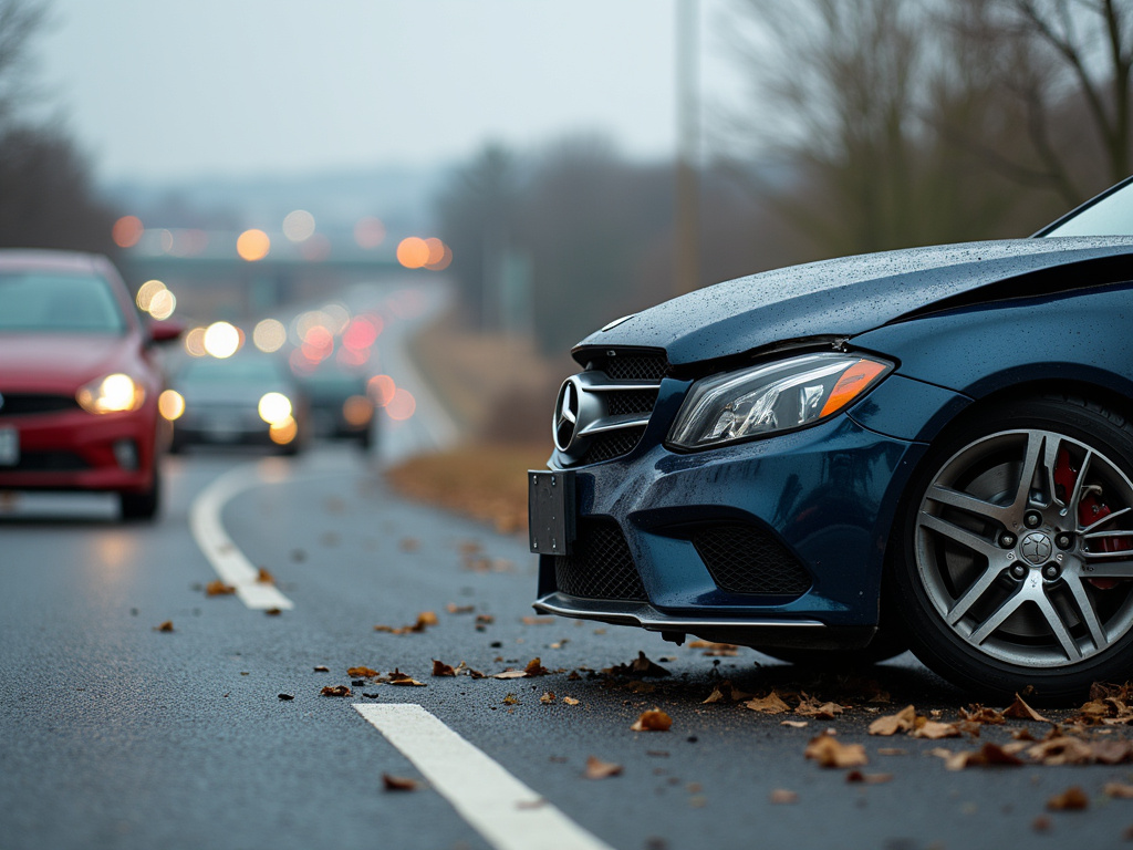Highway collision scene — truck accident lawyer phoenix