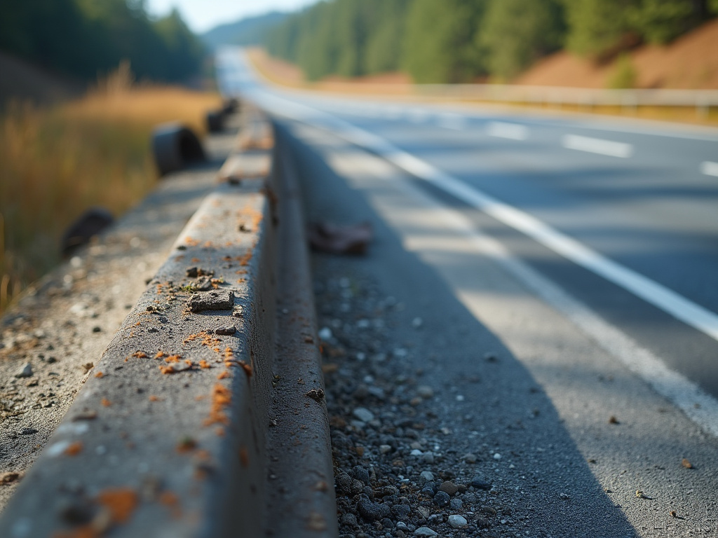 Highway guardrail damage — los angeles freeway accident lawyer
